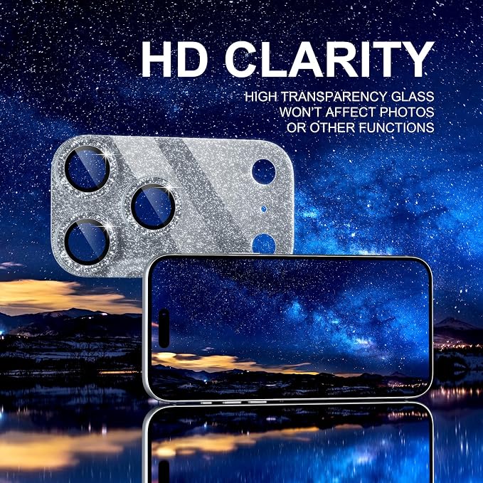 Choiche Compatible for iPhone 17 Pro Max Camera Lens Protector, Bling Camera - Image 6