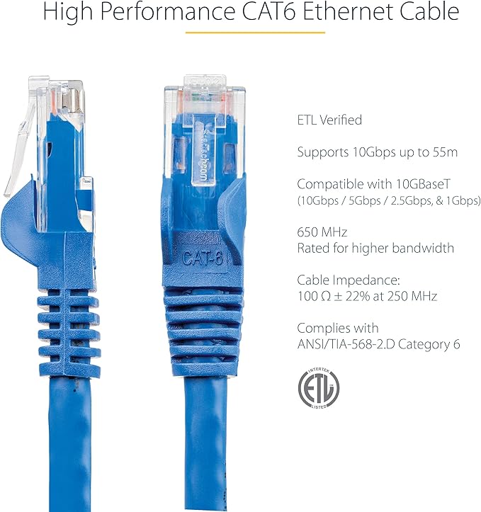 StarTech 50ft CAT6 Ethernet Cable - Image 2
