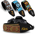 Art Tribute Custom Camera Strap Ethnic Red by ArtTribute