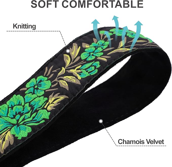 Padwa Lifestyle Green Rose Camera Strap - Image 3
