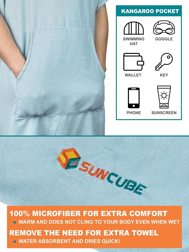 SUN CUBE Surf Poncho Changing Robe - Image 3