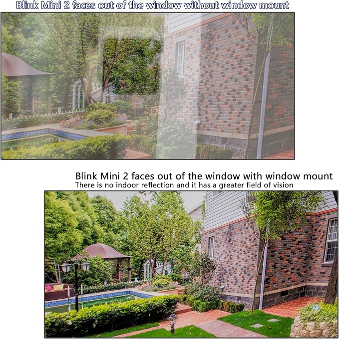 Teccle 2 Pack Window Mount for Blink Mini 2k / 2, Through Glass Use Blink - Image 7