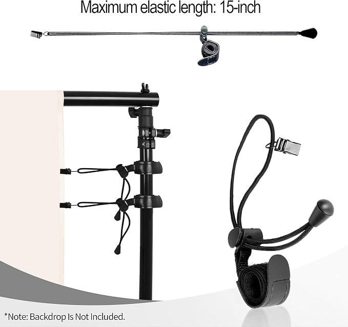 EMART Photography Backdrop Stand, 8 x 8 ft Adjustable Photo Background Holder - Image 6