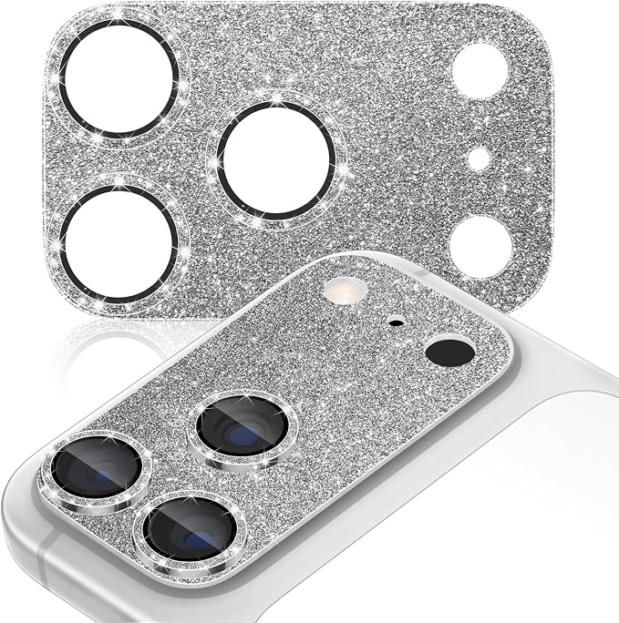 imluckies Compatible with iPhone 17 Pro Max Camera Lens Protector Bling by imluckies