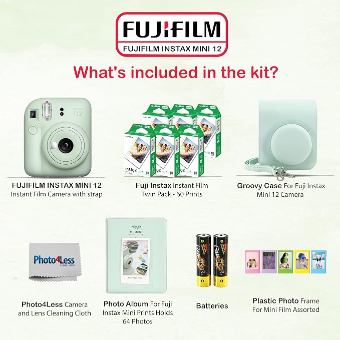 Fujifilm Instax Mini 12 Instant Camera Bundle - Image 2