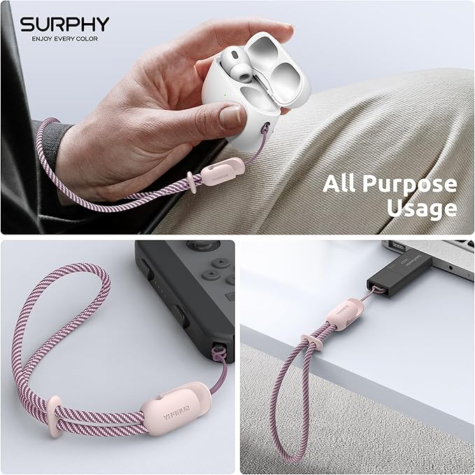 SURPHY 2 Pack Phone Lanyard for Cellphone Case, Phone Wrist Strap for Case - Image 4