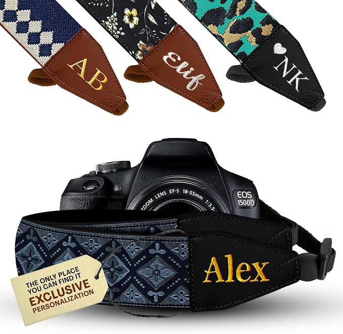 Art Tribute Custom Black Regal Camera Strap - Image 6
