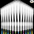 SHQDD 48 PCS White Fiber Optic Wands, Neon Party Supplies, LED Fiber Wands by SHQDD