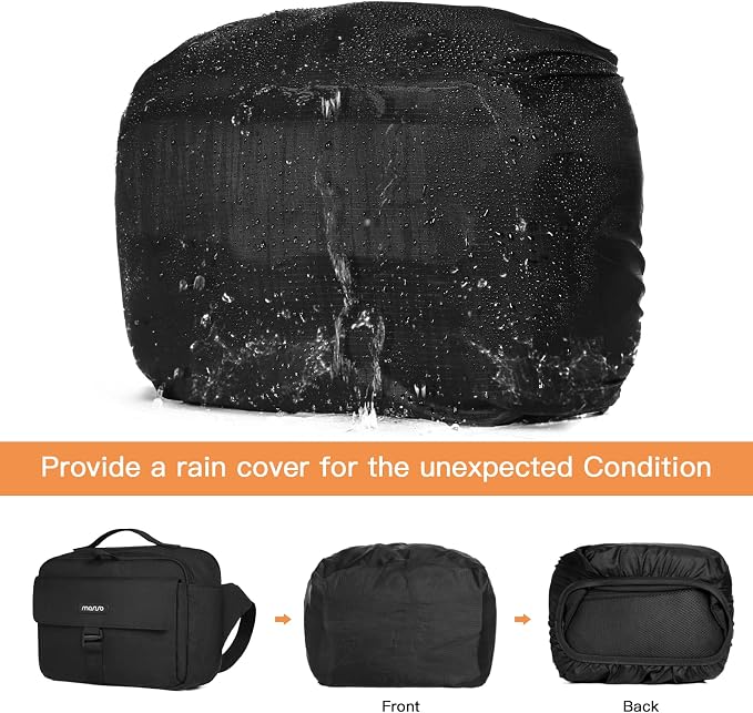 MOSISO Camera Shoulder Bag Case Crossbody Sling Purse, DSLR/SLR/Mirrorless - Image 5
