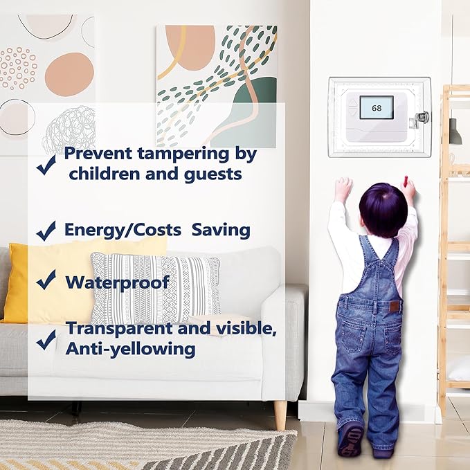 6 PCS Large Thermostat Lock Box Cover - Image 4