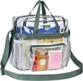MAY TREE Clear Bag for Stadium Events 12×6×12 Clear Tote Lunch Bag by MAYTREE