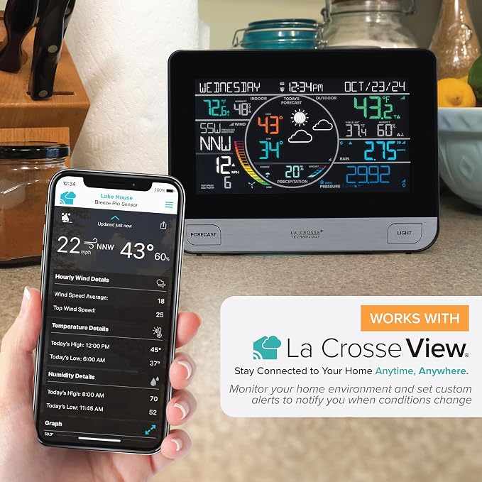La Crosse Technology 328-69357-INT Wi-Fi Professional Weather Station - Image 7