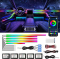 Dreamcolor Acrylic Interior Car Lights, 14 in 1 RGB LED Strip Lights by WEBUPAR