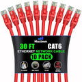Maximm Cat 6 Ethernet Cable 30 ft by MaximmCable