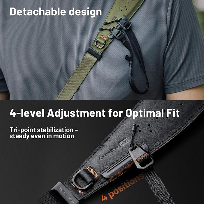PGYTECH Camera Strap Pro, Quick Release Heavy Duty Camera Shoulder Strap - Image 5