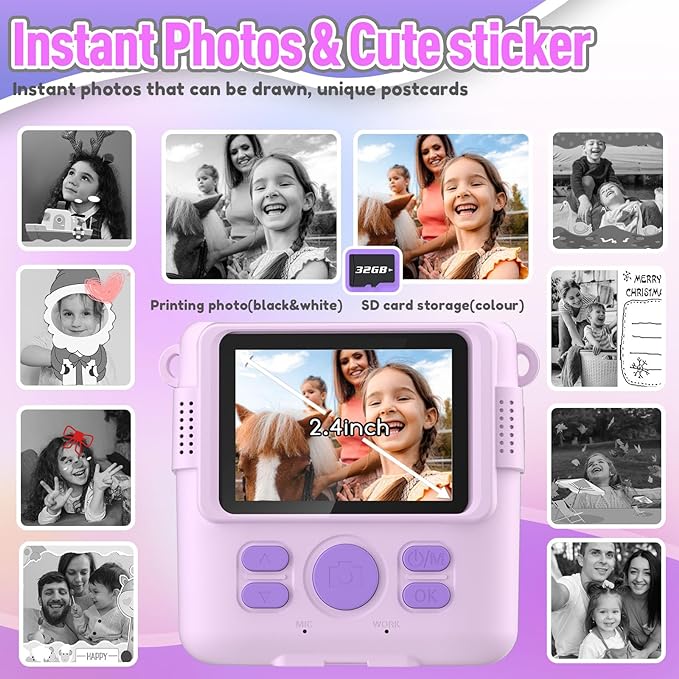 ESOXOFFORE Instant Print Camera - Image 3