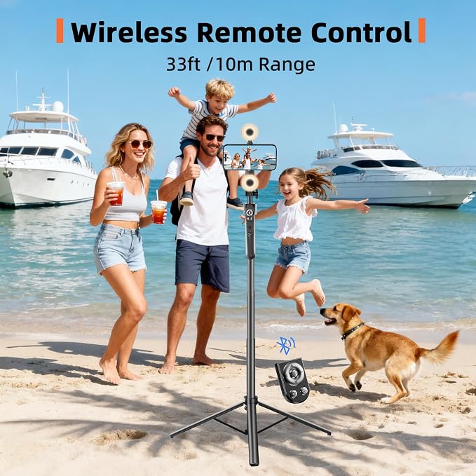 Auto Face Tracking Selfie Stick Tripod - Image 6