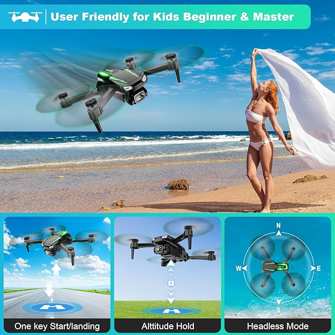 Drone with Camera, 1080P HD FPV Foldable Drone - Image 5