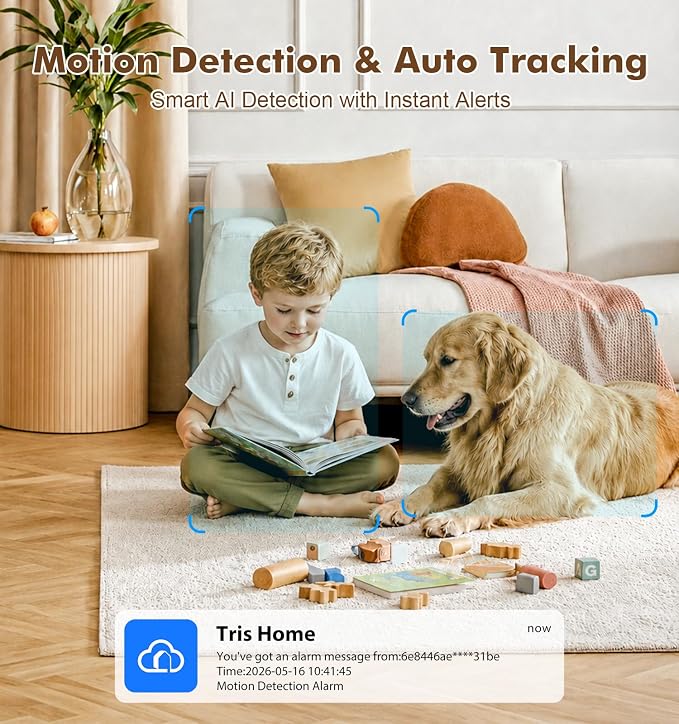 CiKiKWVO 2K Wi-Fi Indoor Security Camera, 3MP Camera - Image 4