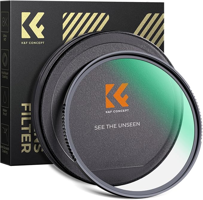 K&F CONCEPT 95mm MC UV Protection Filter Shockproof Tempered Optical Glass by KFCONCEPT