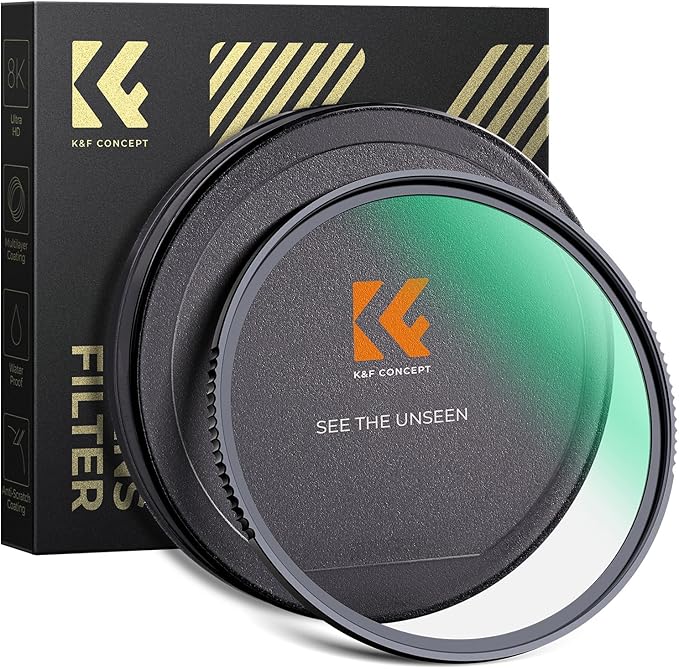K&F CONCEPT 55mm MC UV Protection Filter Shockproof Tempered Optical Glass by KFCONCEPT