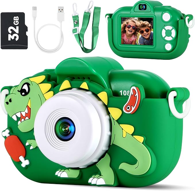 Kids Camera Boys Toys for 3 4 5 6 7 8 9 Years Old Boys, 48MP Dual Lens Kids by YEEHAO