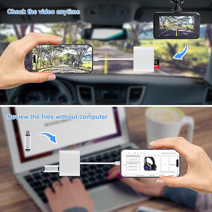 SD Card Reader, USB 3.0 Type C High Speed to SD/TF Card Adapter - Image 5
