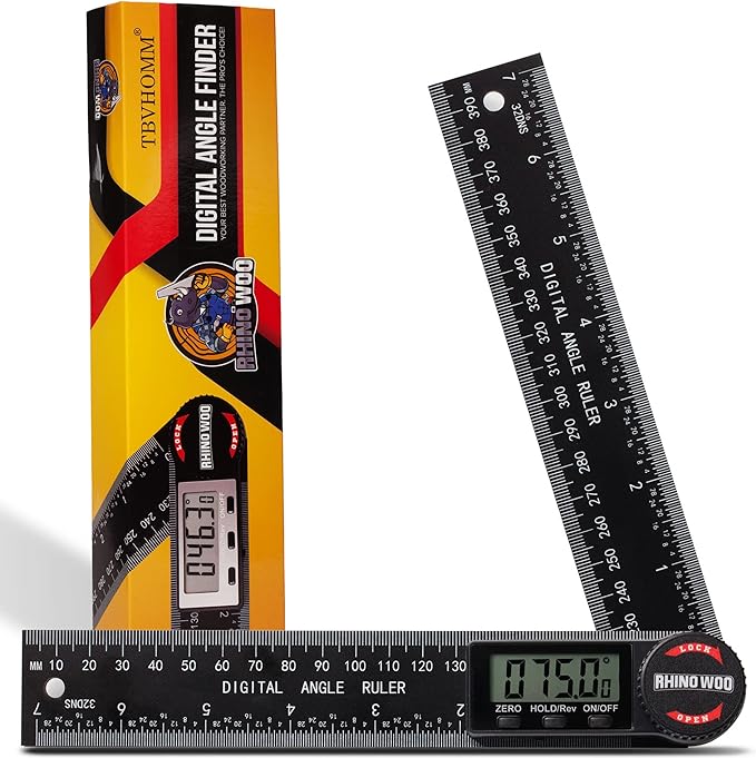 Digital Angle Finder Protractor, Angle Measuring Tool by TBVHOMM