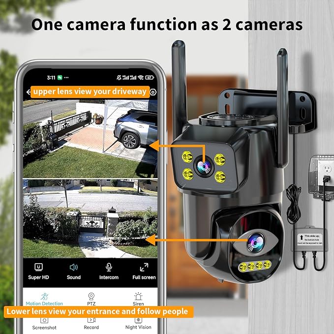 Security Cameras Outdoor Wifi, 5G/2.4G Cameras - Image 2