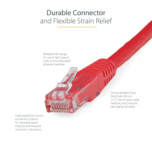 StarTech 5ft CAT6 Ethernet Cable - Image 3