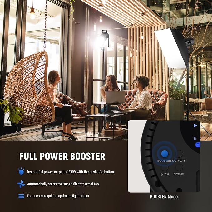 NEEWER CB200B 210W LED Video Light - Image 6