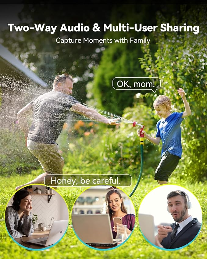 blurams 2Pack Security Cameras Outdoor Wired, 2K 360° PTZ Outdoor Security - Image 5