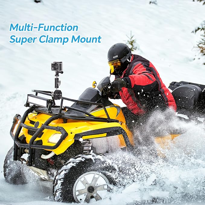 Super Clamp Camera Clamp Mount Monitor 360°Ballhead Magic Arm Double Ball Head - Image 8