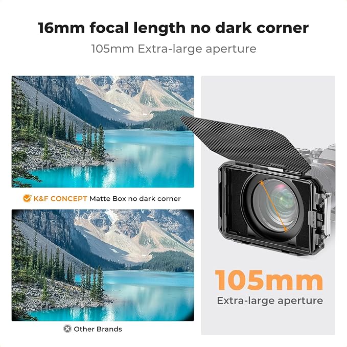 K&F CONCEPT Matte Box, DSLR Camera Matte Box - Image 6
