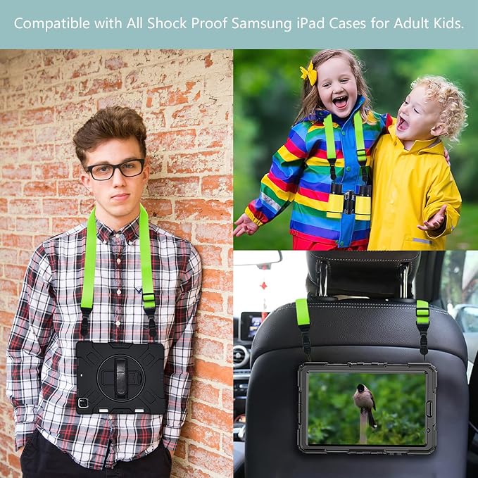 Adjustable 3 Pack iPad Strap:Comfortable Nylon Neck Strap Lanyard - Image 3