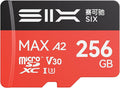SIX M200 256GB Micro SD Card Read Up to 190MB/s by SIXMemory