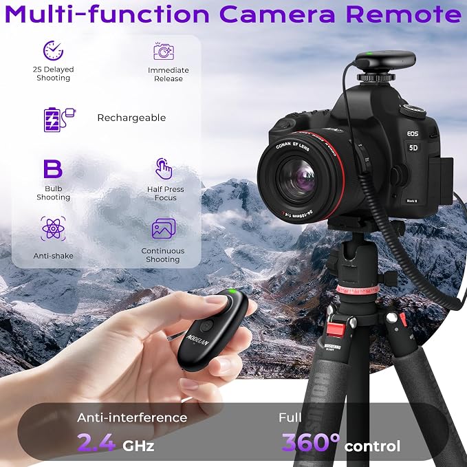 for Canon Rechargeable Camera Remote Shutter Release - Image 2
