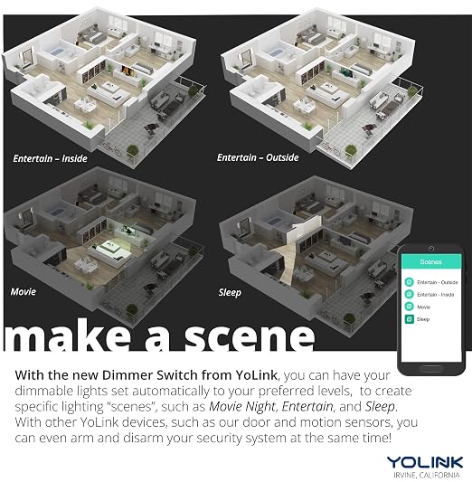 YoLink Smart Dimmer Switch, IFTTT Integration, Neutral Wire & YoLink Hub is - Image 5
