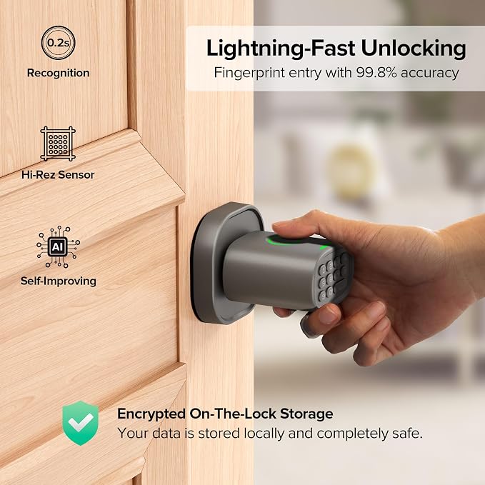 ThorBolt HomeKit Lock Over  Smart Fingerprint Lock - Image 5