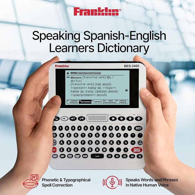 Franklin BES-2400 Talking Bilingual Dictionary English - Image 3
