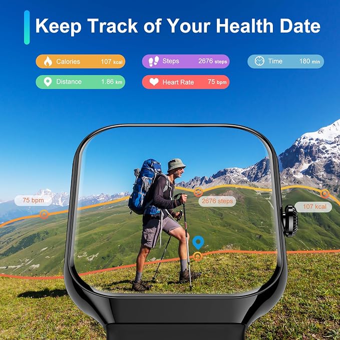 Smart Watch, 1.96"HD Smartwatch - Image 4