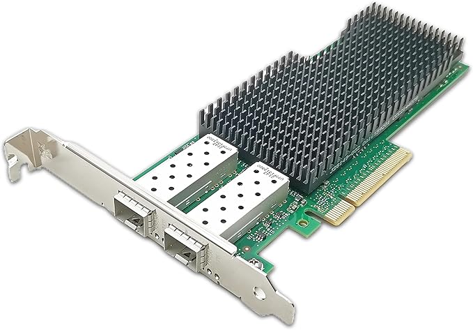 10/25Gb Dual Converged Network Card, 25gigabit Ethernet Interface Adapter 2 x by Lemspum