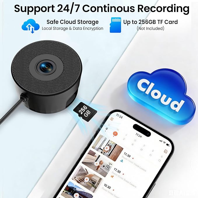 2K 3MP Window Camera, 5GHz & 2.4GHz WiFi Dome Cameras - Image 6