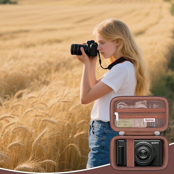 Hard Travel Case for Sony ZV-1F / ZV-1 / ZV-1 II Digital Camera, Vlogger Camera - Image 7