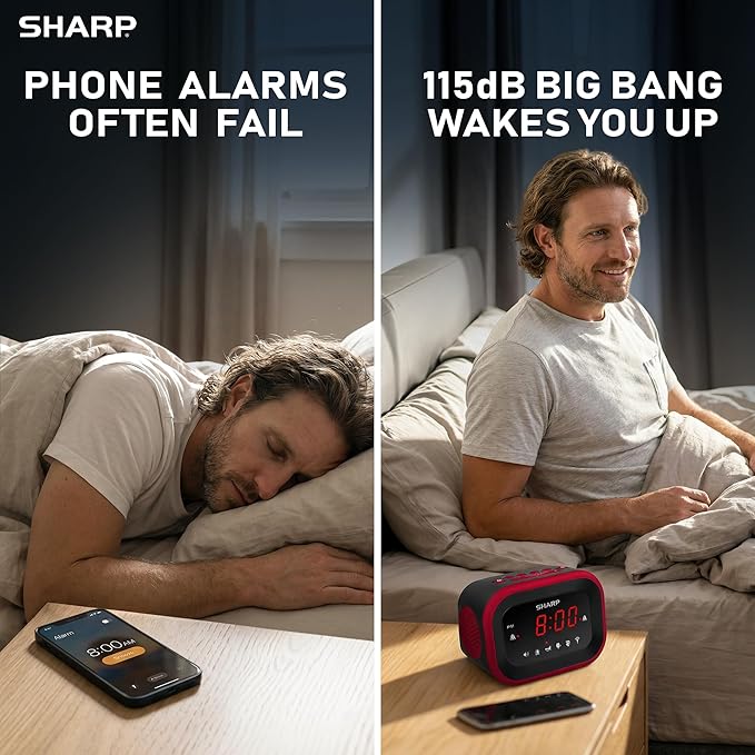 Sharp Big Bang Super Loud Alarm Clock - Image 2