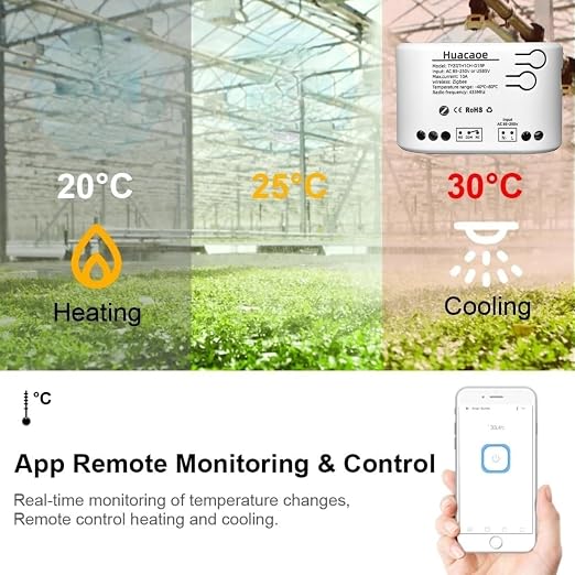 Zigbee 1CH 85-250VIntelligent Temperature Sensor, High Precision Waterproof - Image 8