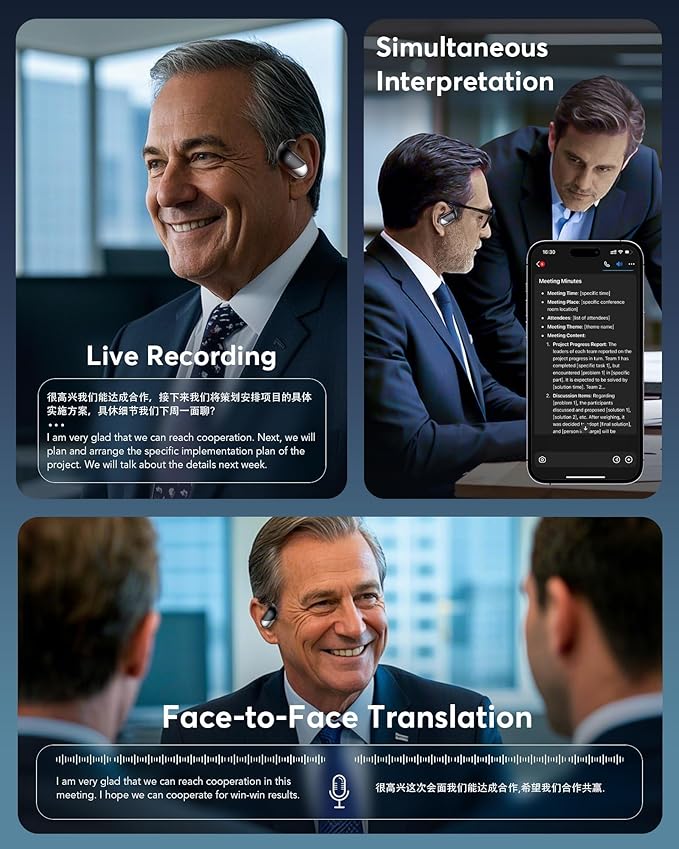 Paekole AI Translation Earbuds Real Time - Image 6