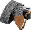 Padwa Lifestyle 2" Wide Classic Crazy Horse Art Cowhide Head Cotton Camera by PadwaLifestyleCameraStrap