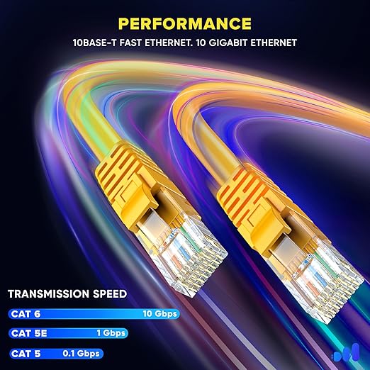 Maximm Cat 6 Ethernet Cable - 40 ft - High-Speed LAN - Image 4