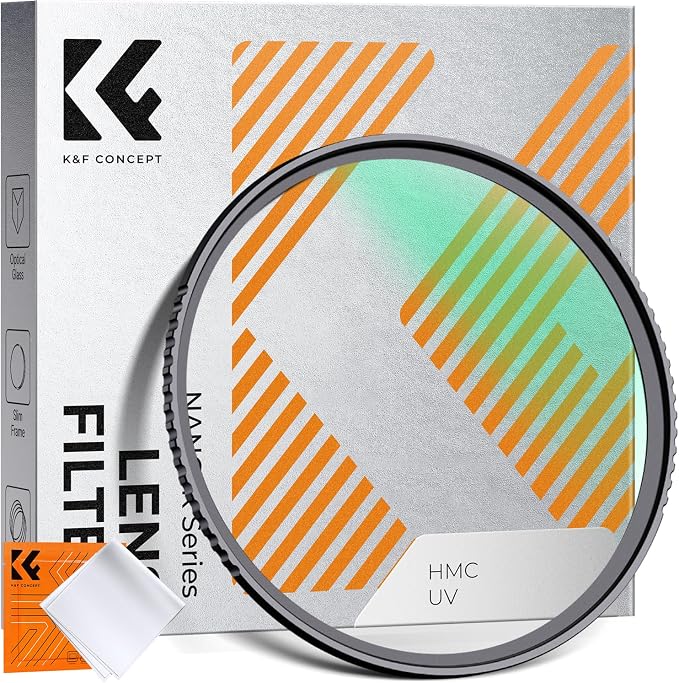 K&F CONCEPT 49mm MCUV Lens Protection Filter 18 Multi-Coated Camera Lens UV by KFCONCEPT